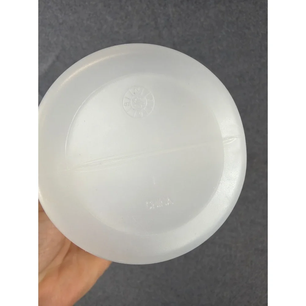Pampered Chef Basting Bottle Red White Silicone Brush 2704 BBQ Kitchen‎ Tool